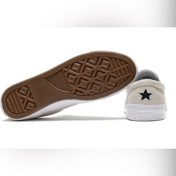 Converse One Star CC Suede Slip On Sneakers Men's SZ 13 White Luxury Skater NWOT - Picture 8 of 10